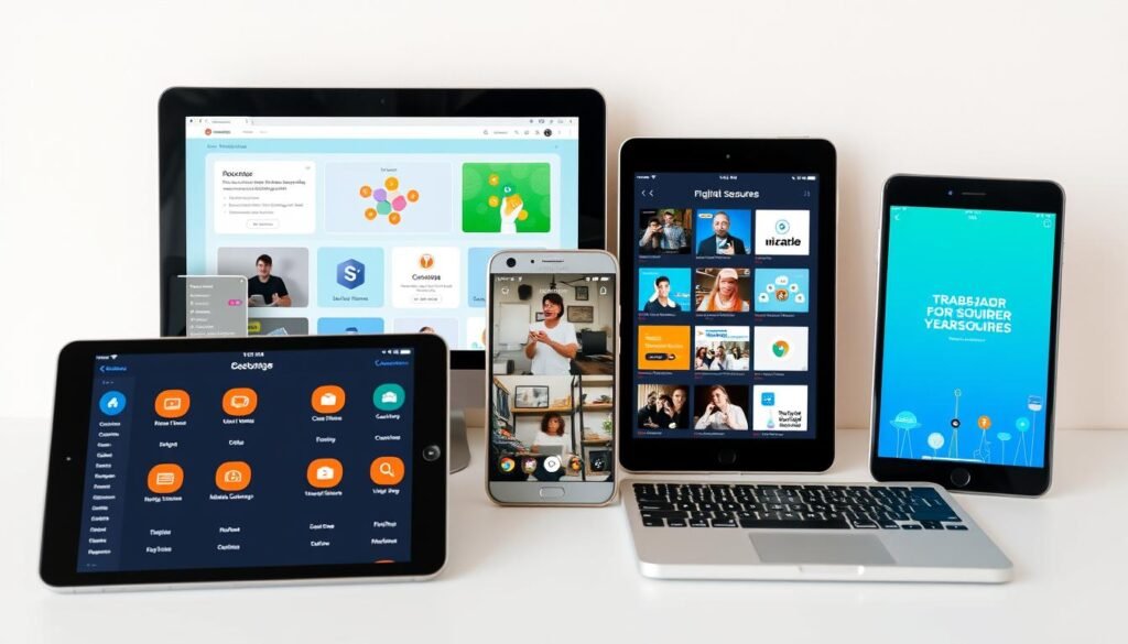 Colección de recursos digitales para trabajadores remotos Colección de recursos digitales para trabajadores remotos